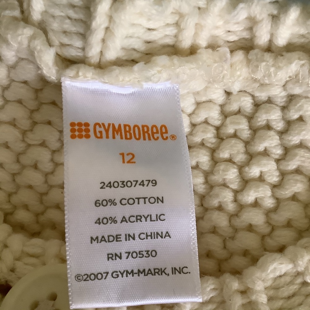 Cream Knit Sweater (Youth 12) - Picture 7 of 13